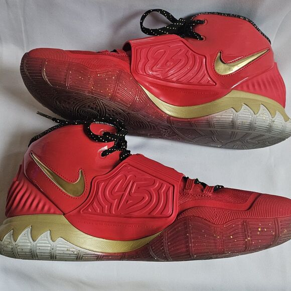 Nike Kyrie 6 University Red Gold Men’s Size 15 Basketball Shoes main image 6